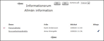 Så här kan ett informationsrum se ut